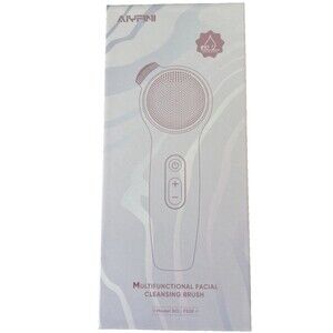 Silicone Face Scrubber Waterproof Cleansing & Exfoliating Red Light Massager NEW
